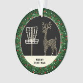 Disk Golf Holiday Geschenk Ornament (Vorderseite)