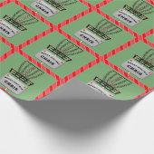 Disk Golf Holiday Geschenkpapier (Ecke)