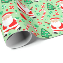 Disk Golf Holiday Geschenkpapier
