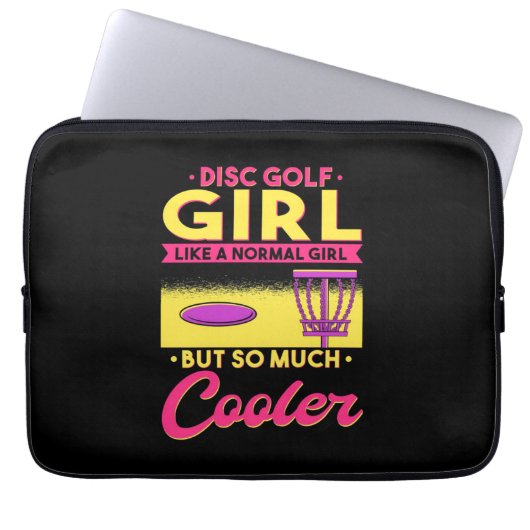 Disk Golf ist Cool Laptopschutzhülle (Vorderseite)