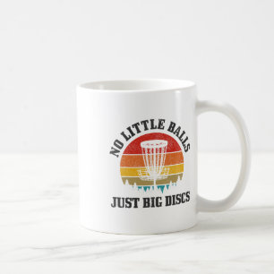 Disk Golf kein bisschen, nur Big Disks lustig Vint Kaffeetasse