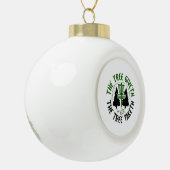 Disk Golf Keramik Kugel-Ornament (Links)