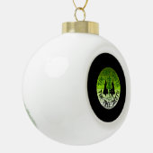 Disk Golf Keramik Kugel-Ornament (Links)