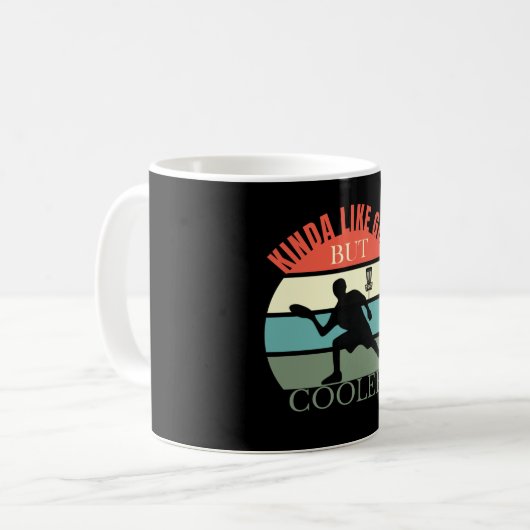 Disk Golf Kinda wie Golf, aber Cooler Kaffeetasse (Vorderseite Links)