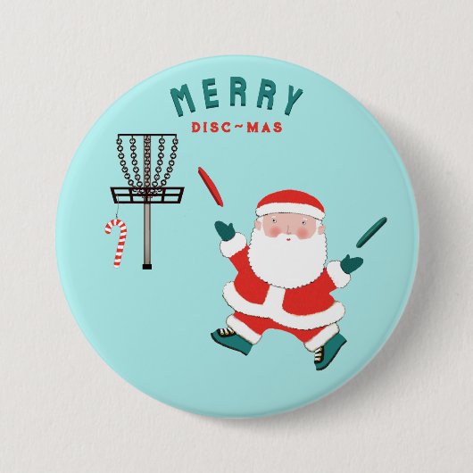 Disk Golf Kleinen Geschenke Button (Vorderseite)