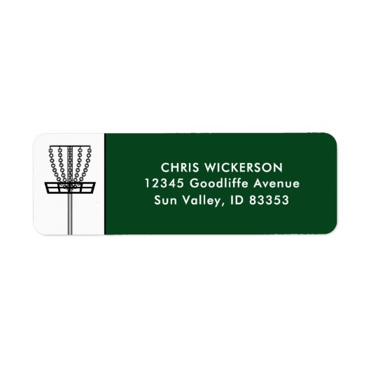Disk Golf Label (Vorne)