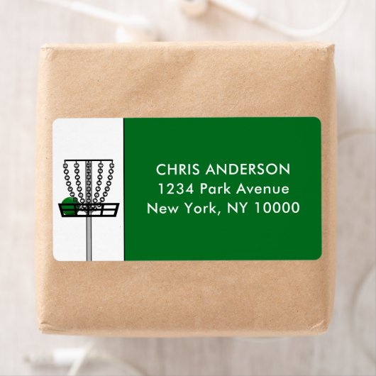 Disk Golf Label (Insitu)