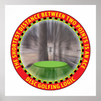Disk Golf Logic 1 Poster