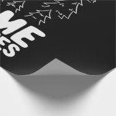 Disk Golf macht immer die Bäume verantwortlich Geschenkpapier (Ecke)