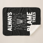 Disk Golf macht immer die Bäume verantwortlich Sherpadecke (Vorderseite (Horizontal))