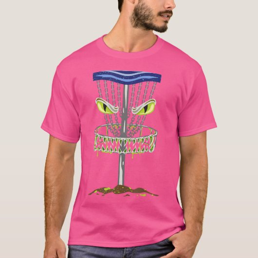 Disk Golf Men Disc Golf Monster T-Shirt (Vorderseite)