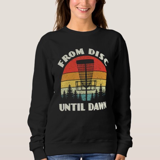 Disk Golf Men Disk Golf T-Shirt von der Festplatte Sweatshirt (Vorderseite)