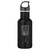 Disk Golf Metal Water Flasche Edelstahlflasche (Vorderseite)