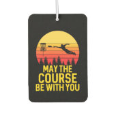 Disk Golf mit Ihnen Autolufterfrischer (Vorderseite)