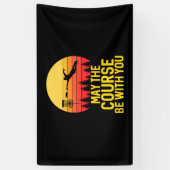 Disk Golf mit Ihnen Banner (Vertikal)