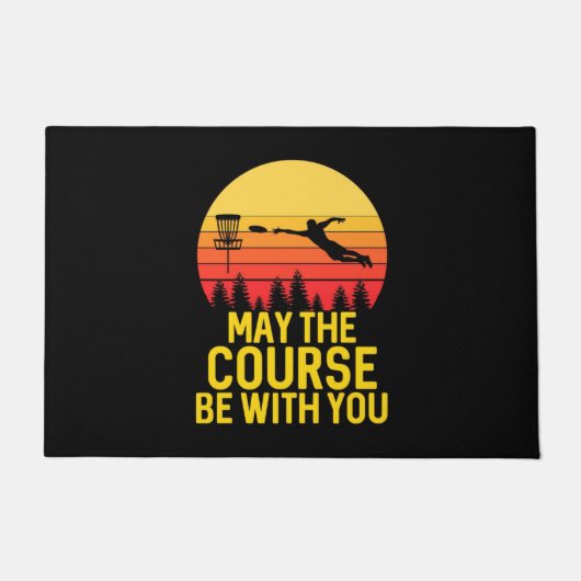 Disk Golf mit Ihnen Fußmatte (Vorderseite)