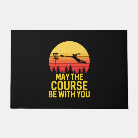 Disk Golf mit Ihnen Fußmatte (Vorderseite)