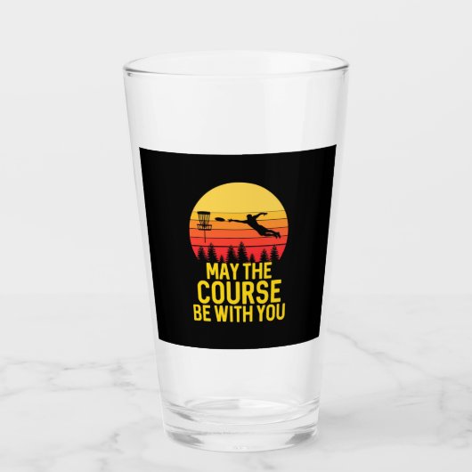 Disk Golf mit Ihnen Glas (Vorderseite)