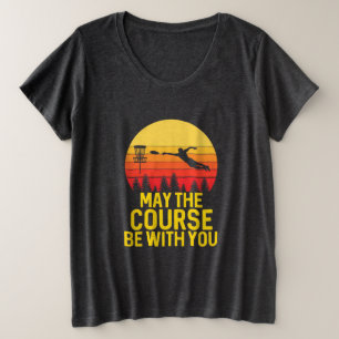 Disk Golf mit Ihnen Große Größe T-Shirt