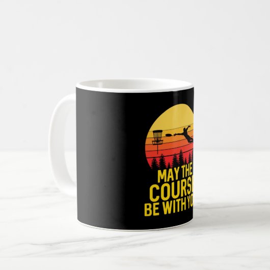 Disk Golf mit Ihnen Kaffeetasse (Vorderseite Links)