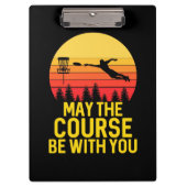 Disk Golf mit Ihnen Klemmbrett (Vorderseite)