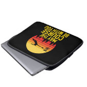 Disk Golf mit Ihnen Laptopschutzhülle (Vorne Knopf)