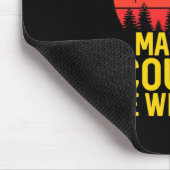 Disk Golf mit Ihnen Mousepad (Ecke)