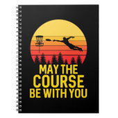 Disk Golf mit Ihnen Notizblock (Vorderseite)