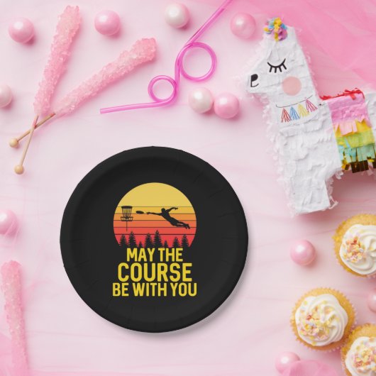 Disk Golf mit Ihnen Pappteller (Party)