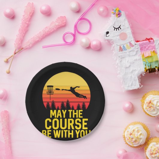 Disk Golf mit Ihnen Pappteller (Party)