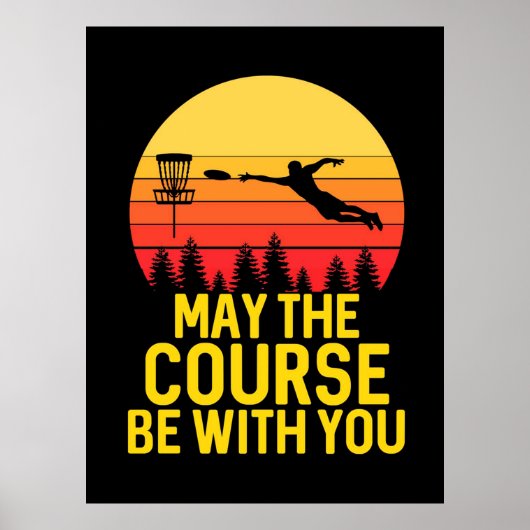 Disk Golf mit Ihnen Poster (Vorne)