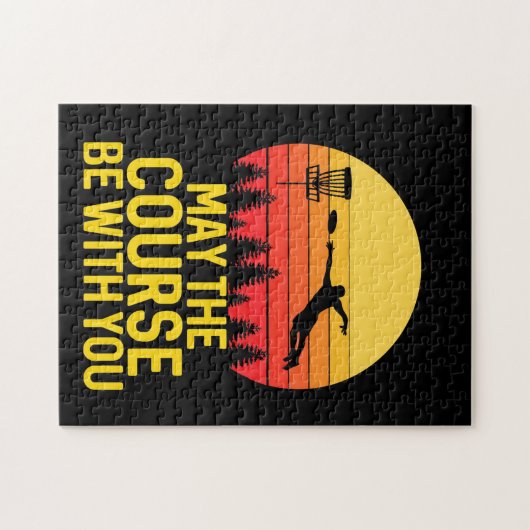 Disk Golf mit Ihnen Puzzle (Horizontal)