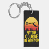 Disk Golf mit Ihnen Schlüsselanhänger (Vorderseite links)