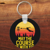 Disk Golf mit Ihnen Schlüsselanhänger (Vorderseite)