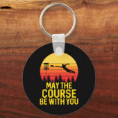 Disk Golf mit Ihnen Schlüsselanhänger (Vorderseite)