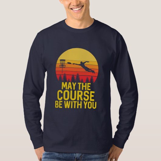 Disk Golf mit Ihnen T-Shirt (Vorderseite)