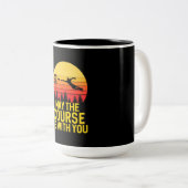 Disk Golf mit Ihnen Zweifarbige Tasse (VorderseiteRechts)