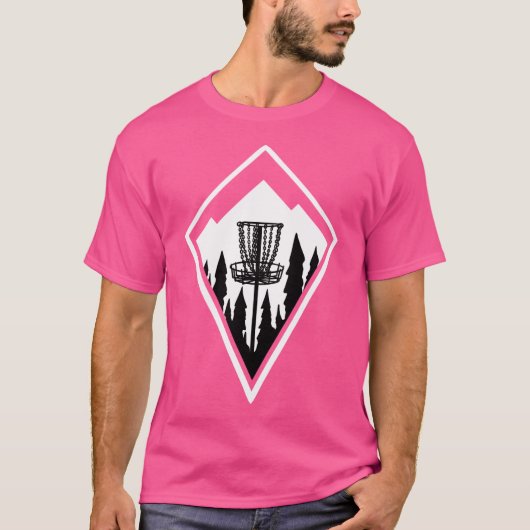 Disk Golf Mountains T-Shirt (Vorderseite)