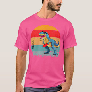 Disk Golf Niedlich Basket Flying Disk Player Dinos T-Shirt