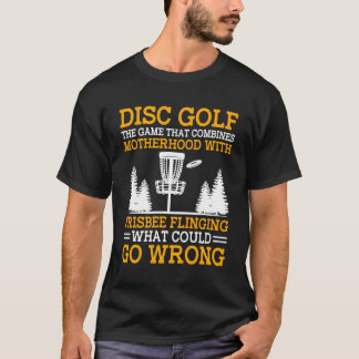 Disk Golf Player Disk Golfer Frisbee Player Par Pu T-Shirt