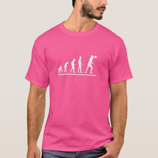 Disk Golf Player Evolution Funny Disk Golf T-Shirt (Vorderseite)