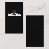 Disk Golf Player Forest Sport Frisbee Disc Golfing Visitenkarte (Vorne/Hinten)