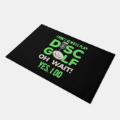 Disk Golf Player | Ich spiele nicht immer Golf spi Fußmatte (Schrägansicht)