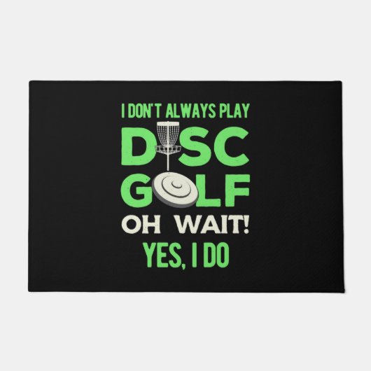 Disk Golf Player | Ich spiele nicht immer Golf spi Fußmatte (Vorderseite)