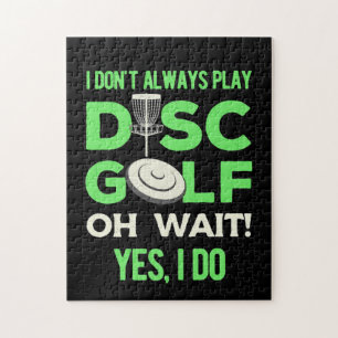 Disk Golf Player   Ich spiele nicht immer Golf spi Puzzle