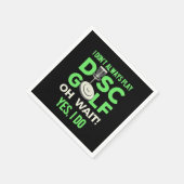 Disk Golf Player | Ich spiele nicht immer Golf spi Serviette (Ecke)