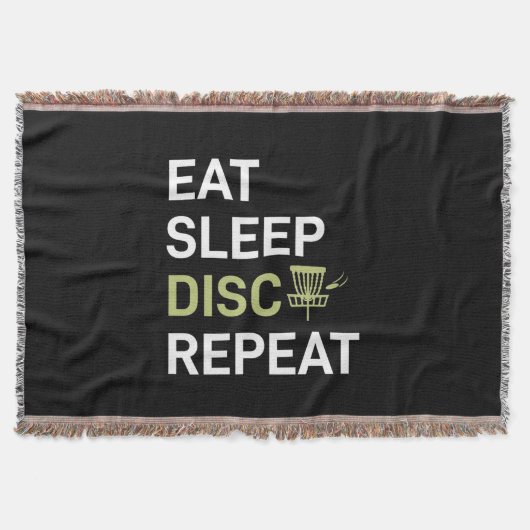 Disk Golf Player | Sleep Disk Golf wiederholen Decke (Vorderseite)