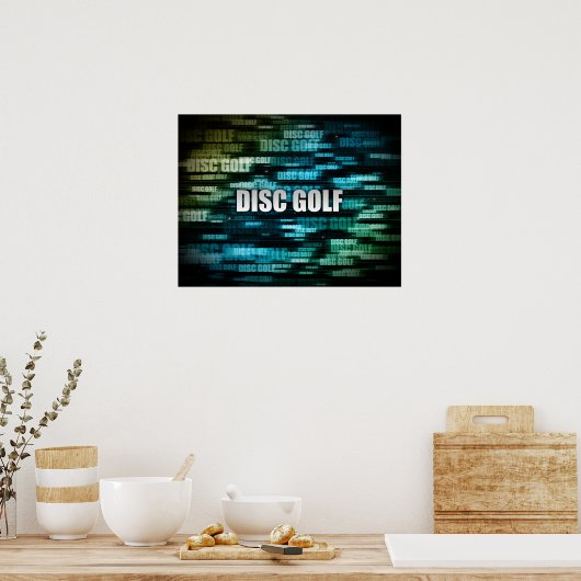 Disk Golf Poster (Küche)