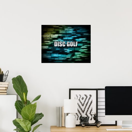 Disk Golf Poster (Heimbüro)