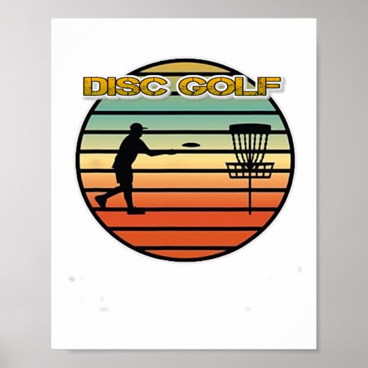 Disk Golf Poster (Vorne)
